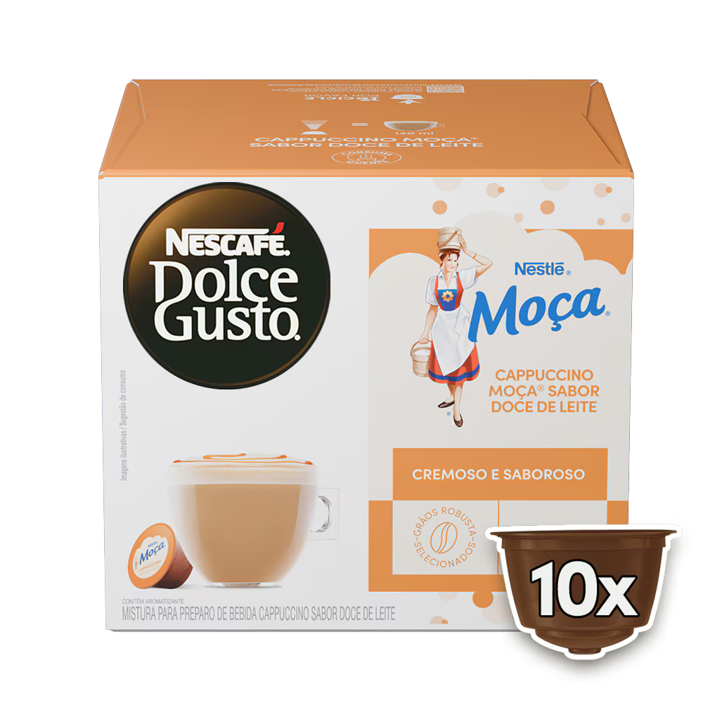CAPPUCCINO MOÇA DOCE DE LEITE 10 CÁPSULAS
