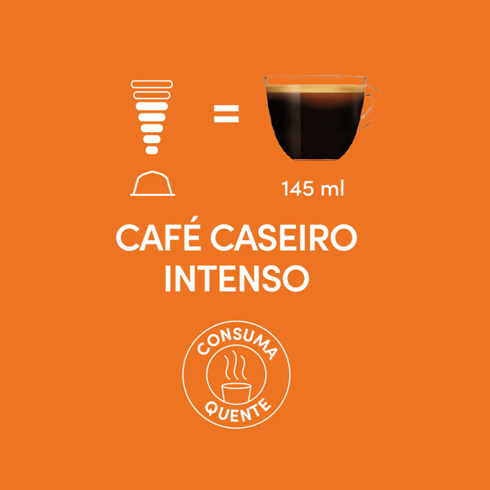 CAFÉ CASEIRO INTENSO 10 CÁPSULAS