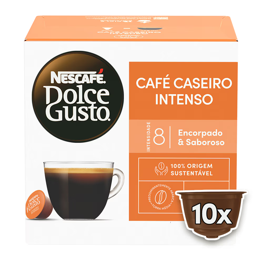 CAFÉ CASEIRO INTENSO 10 CÁPSULAS